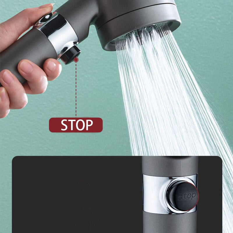 3-Modes High-Pressure Showerhead